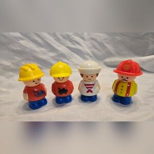 Fisher-Price Yellow and Red Toy Figures Set